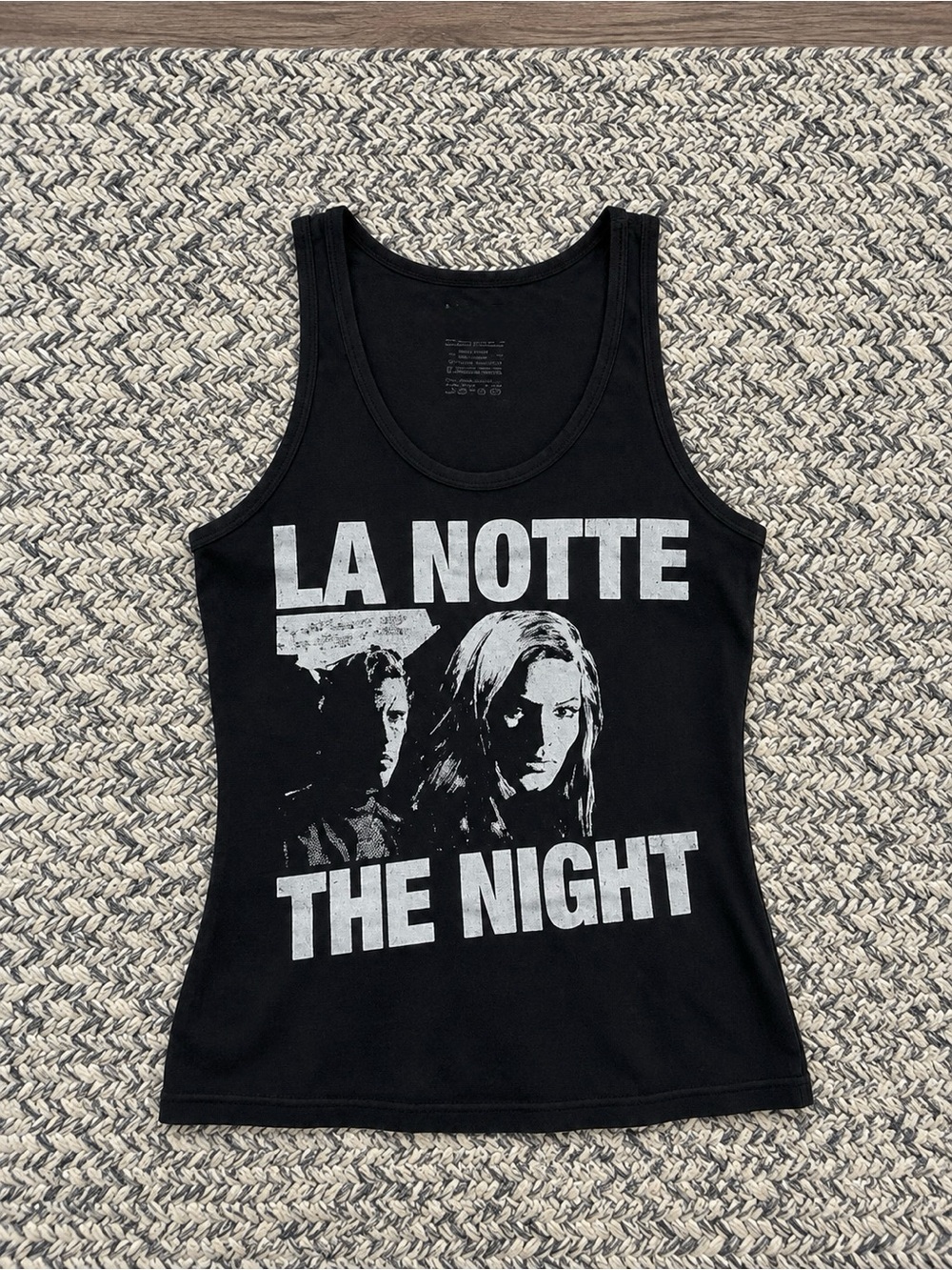 La Notte Graphic Sleeveless Tank Top